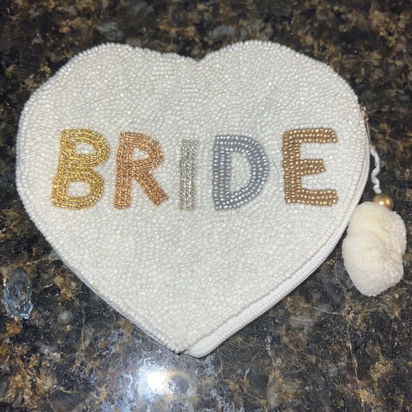 Bride Heart Coin Purse NWT - Picture 1 of 8